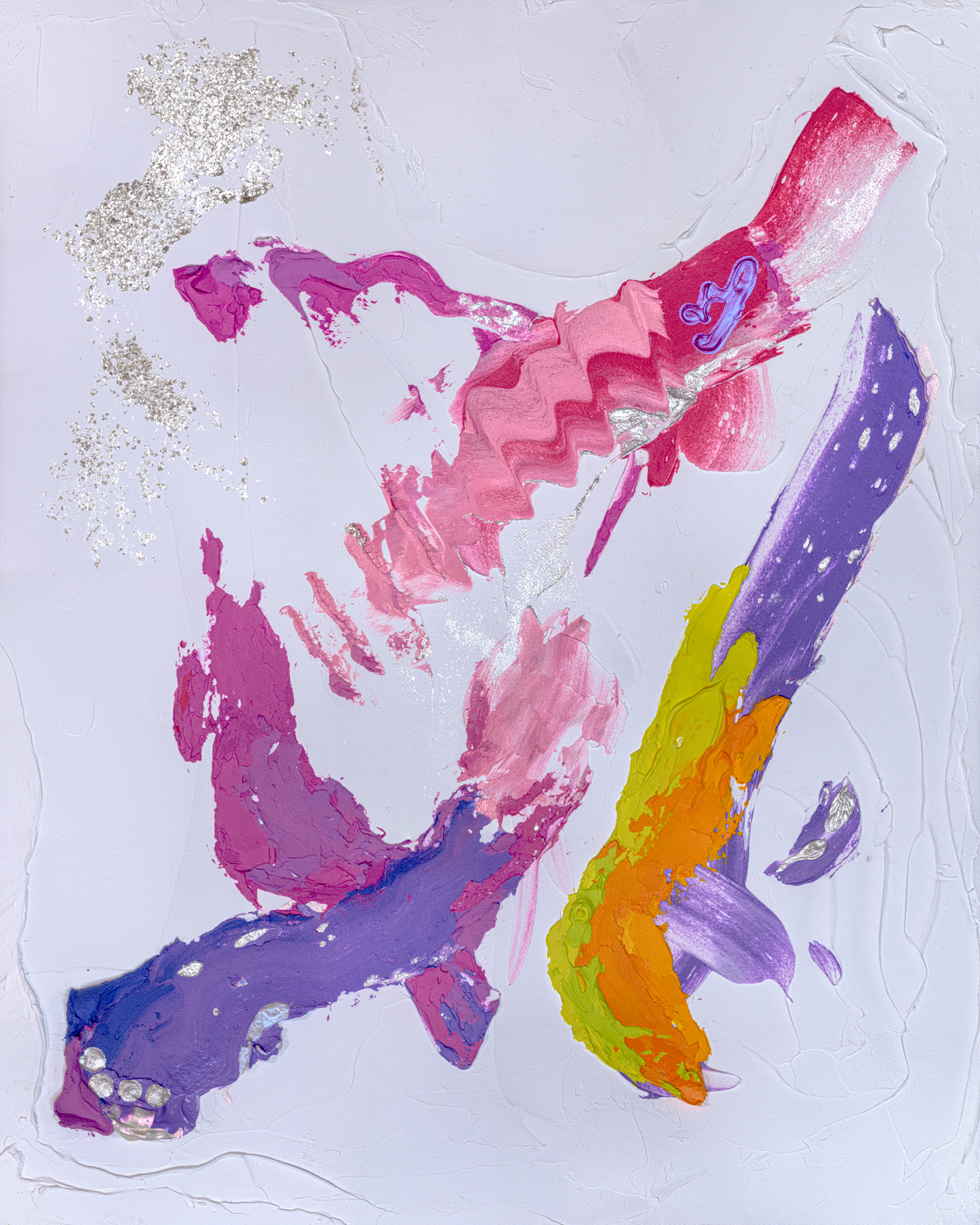 MAY THE SPARKLES FLOW ~ 16" x 20"