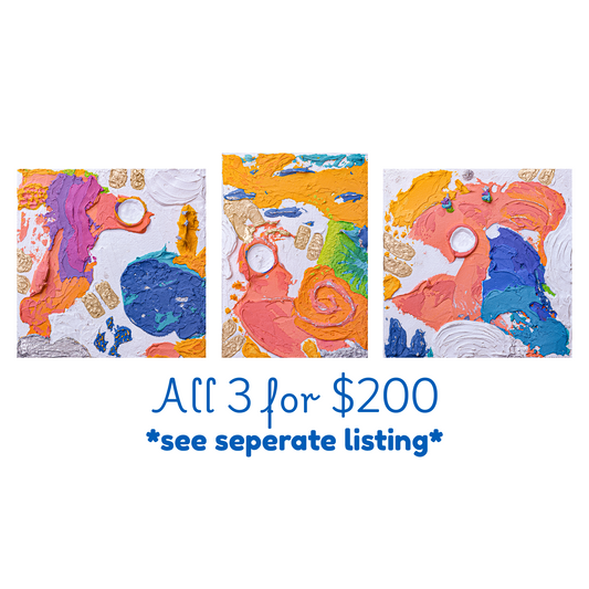 STROLL THROUGH THE COSMOS ~ 6" x 6" (1 OF 3)