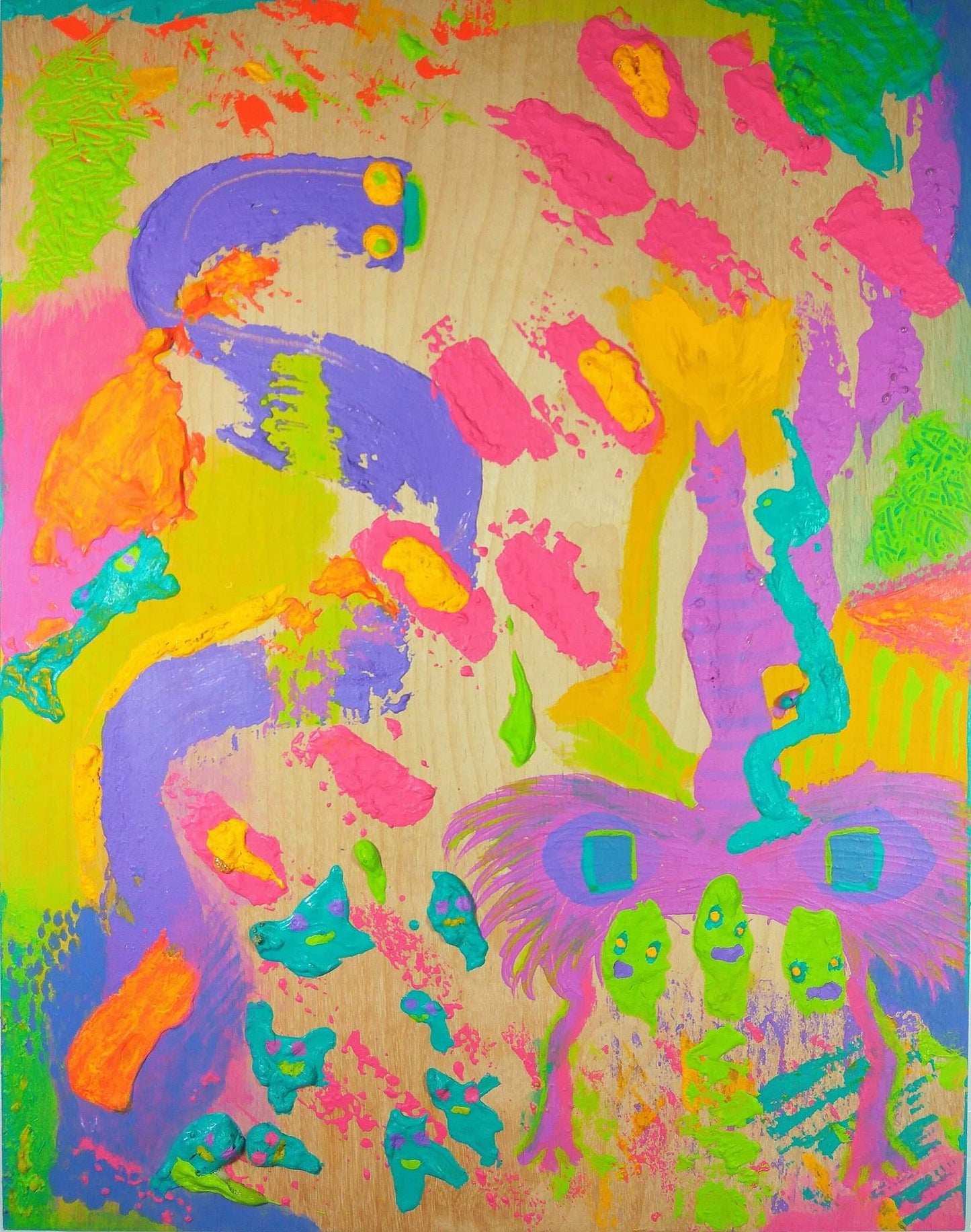 FANTASTICAL ECOSYSTEM OF JOY ~ 10" x 20"
