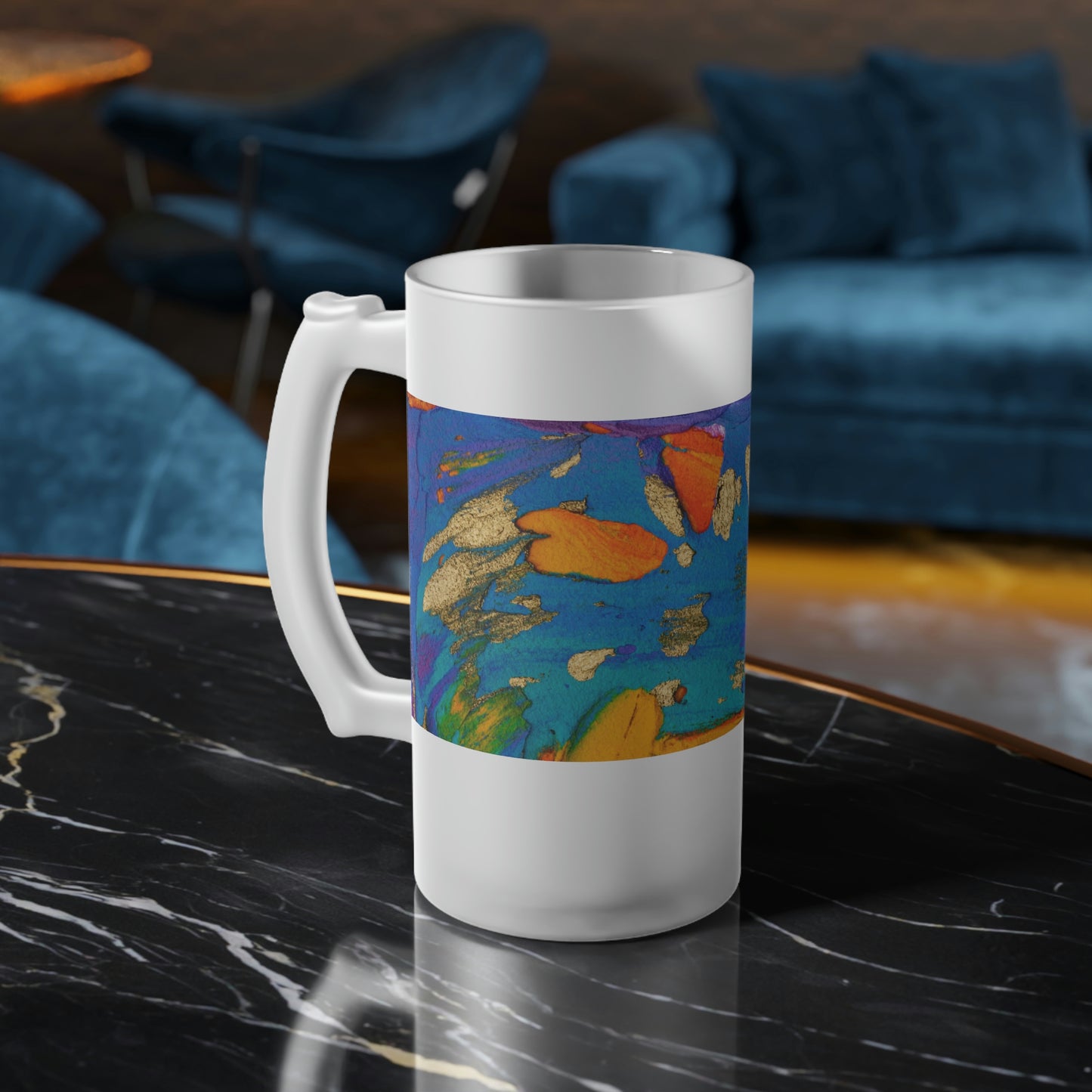 Jumbo Frosted Glass Mug