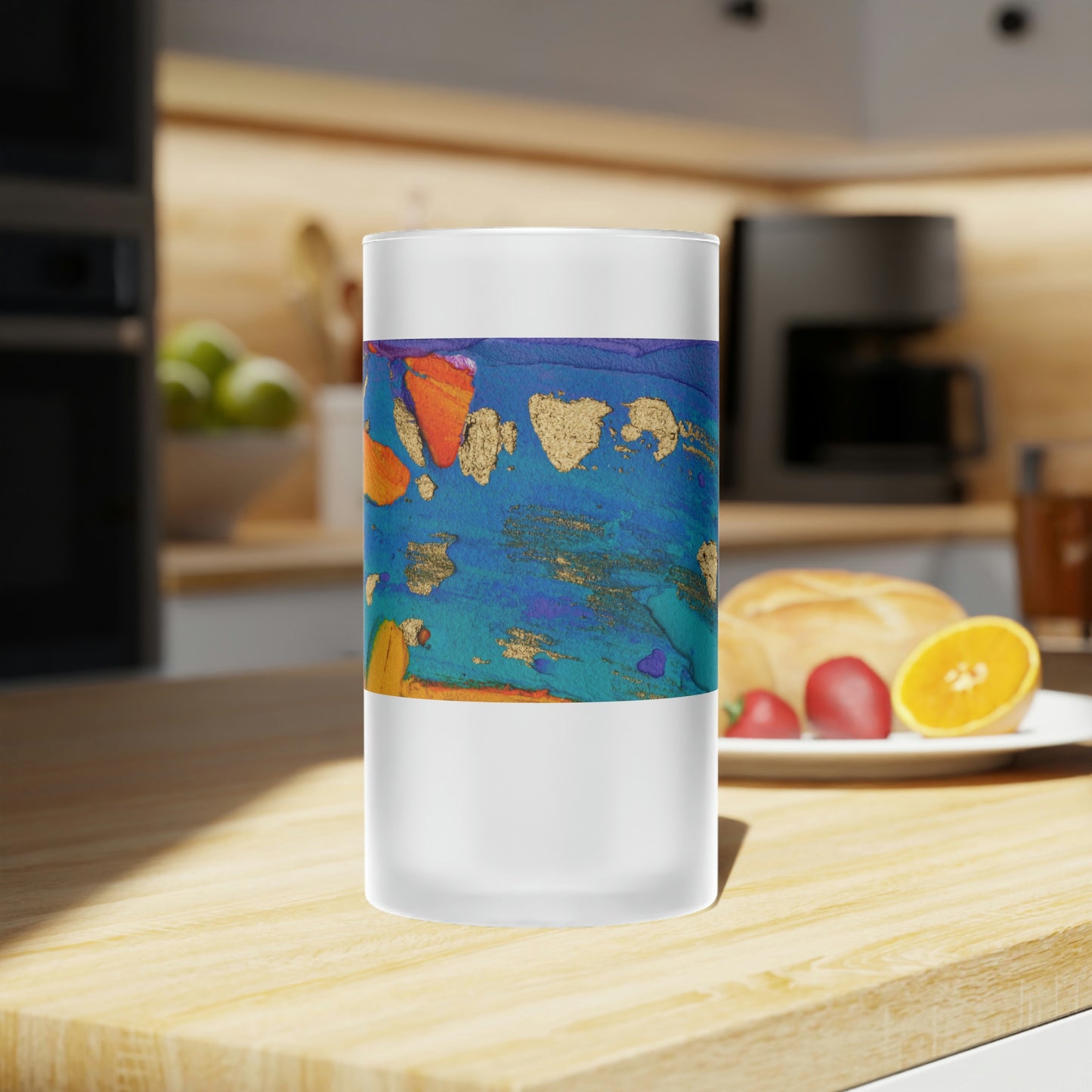 Jumbo Frosted Glass Mug