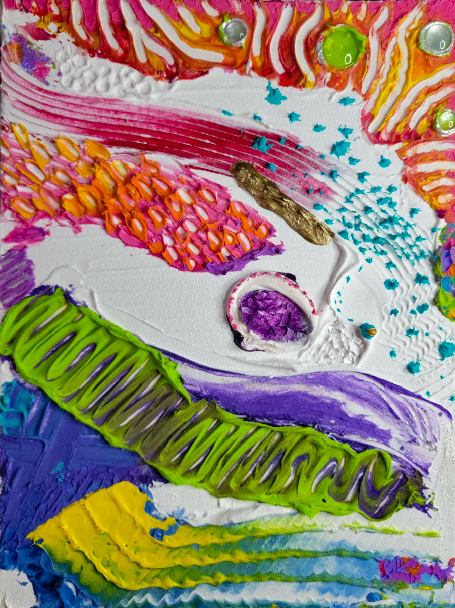 FIERCELY EXPLORING THE SELF ~ 12" x 16"