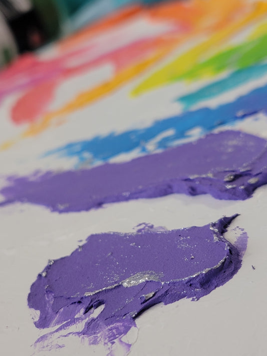 WE ARE THE RAINBOW ~ 10" x 10"