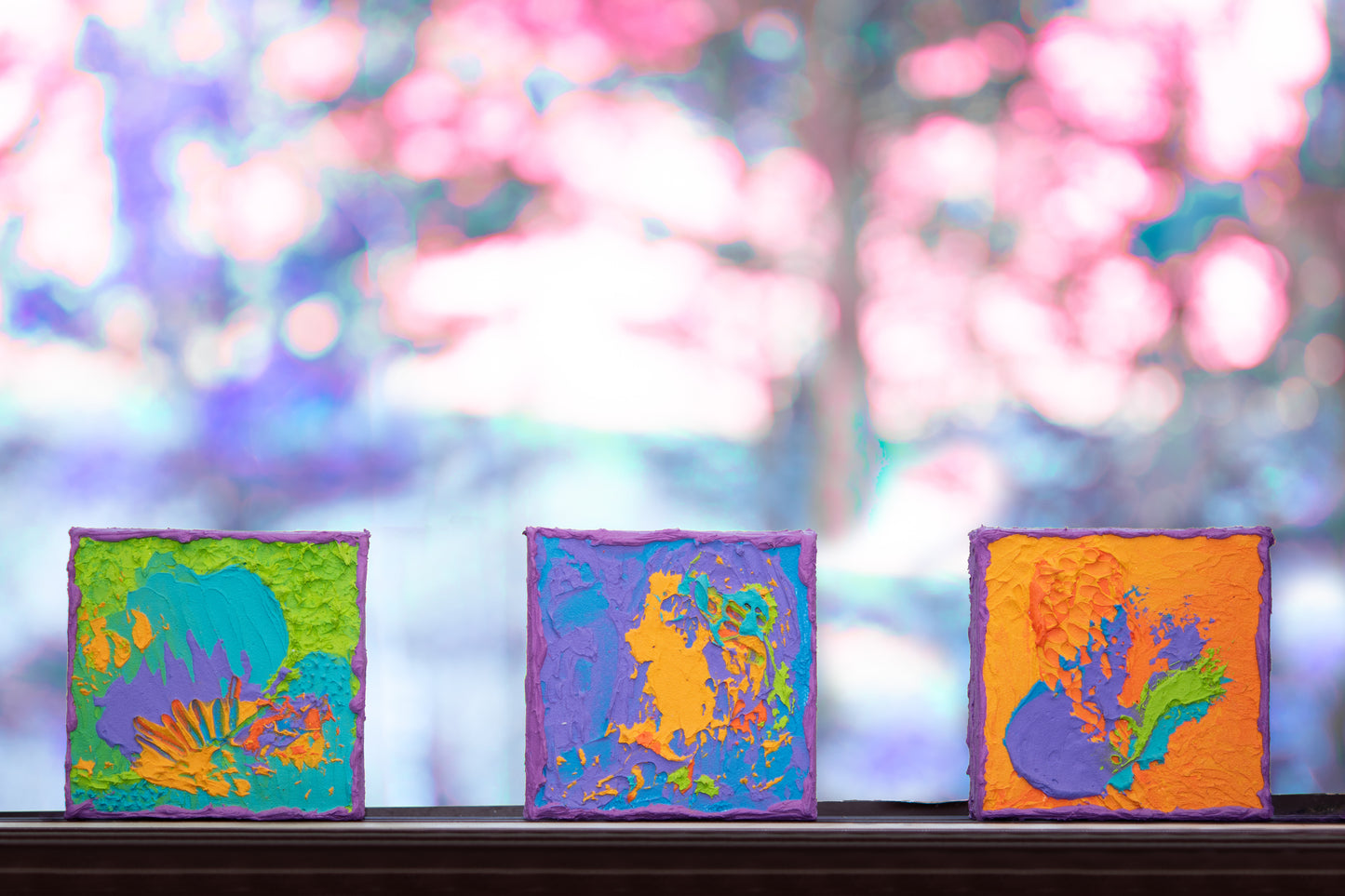 FUN TIMES AHEAD ~ 4" x 4" (x3)