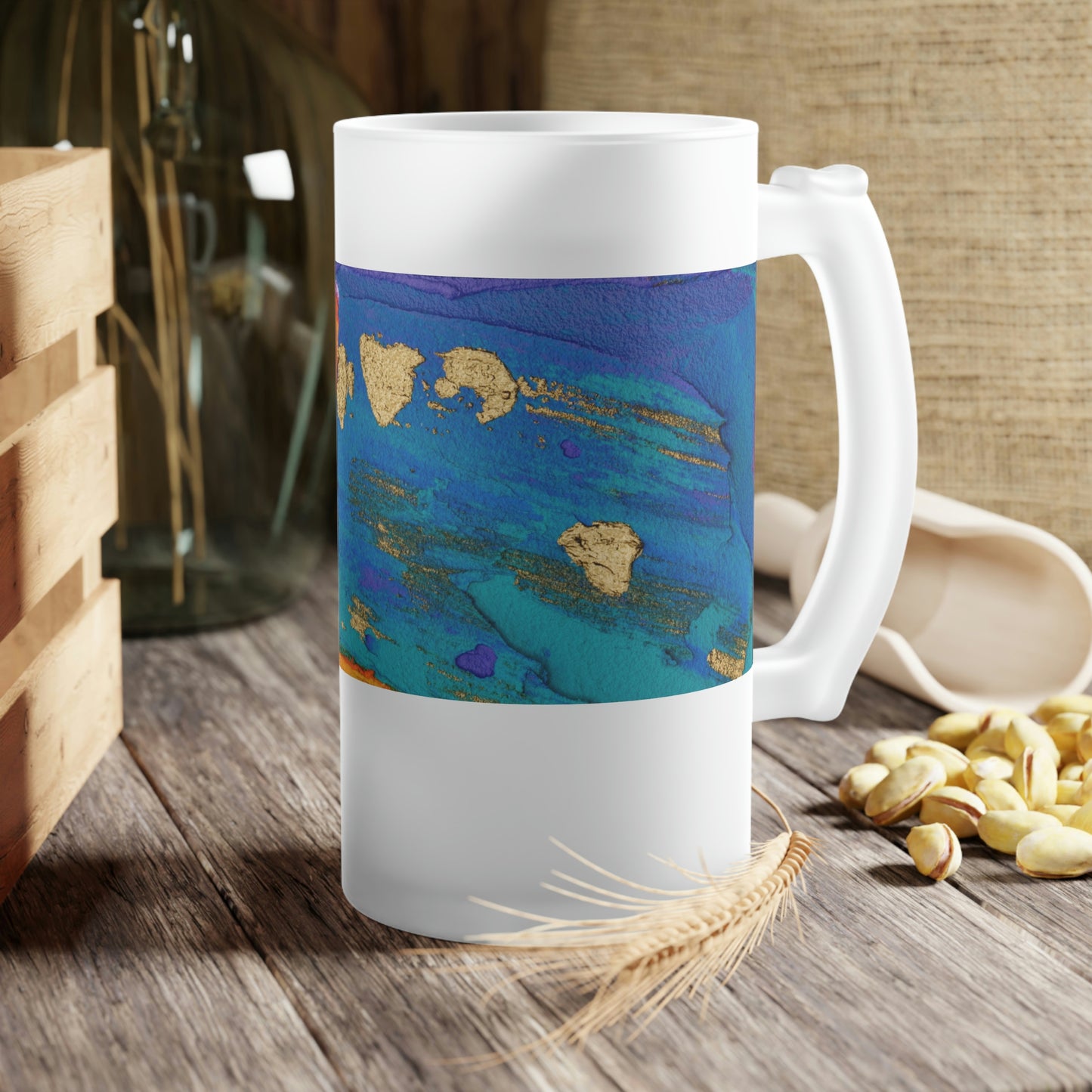 Jumbo Frosted Glass Mug
