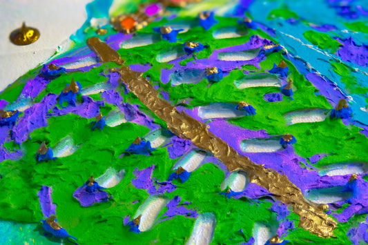 THE RADIANT SELF EMERGES ~ 16" x 20"