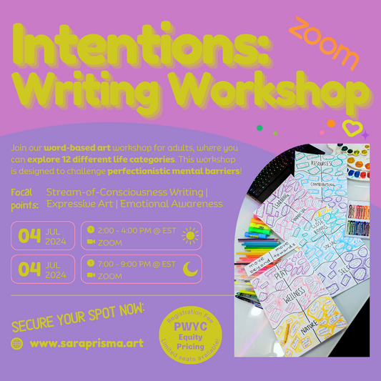 💎 INTENTIONS: WRITING WORKSHOP
