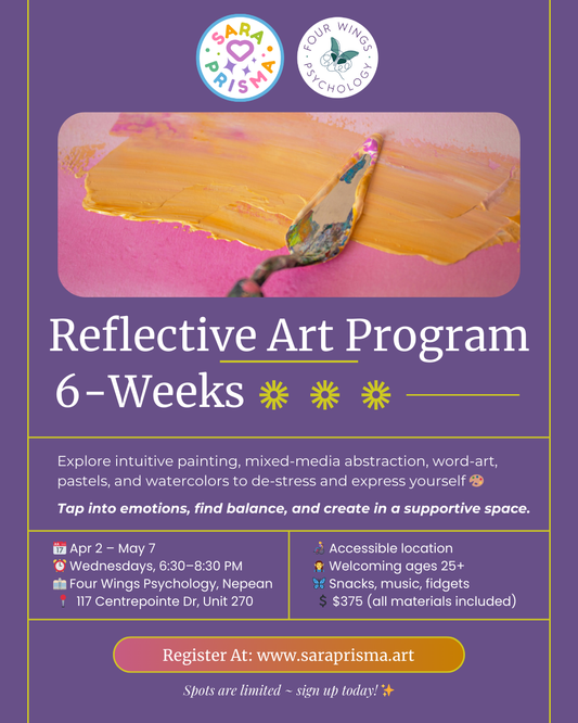 6-Week Reflective Art Program @ Four Wings Psychology, Nepean